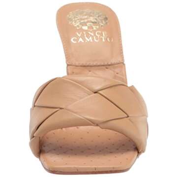 Vince Camuto Women's Footwear Brelanie Heeled Sandal, Dulce De Leche, 6.5 US