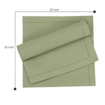 Ruvanti Premium Linen Napkins - Elegant & Eco-Friendly Set