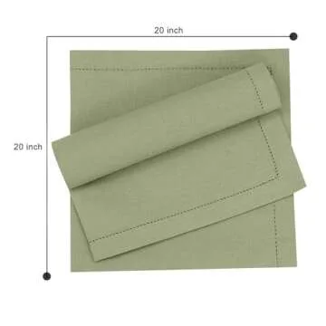 Ruvanti Premium Linen Napkins - Elegant & Eco-Friendly Set