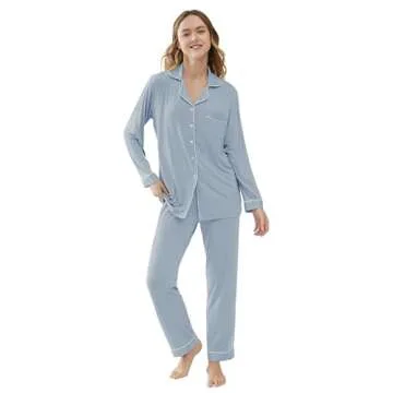 Joyaria Bamboo Viscose Pajama Set for Women - Soft & Cool Sleepwear
