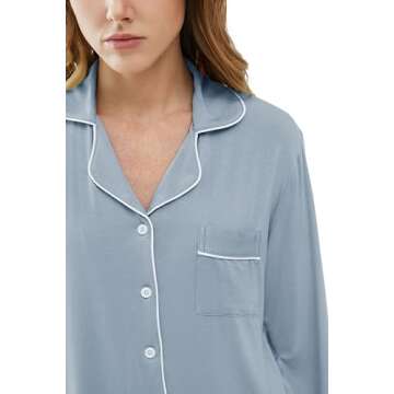 Joyaria Bamboo Viscose Pajama Set for Women - Soft & Cool Sleepwear