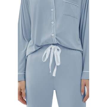 Joyaria Bamboo Viscose Pajama Set for Women - Soft & Cool Sleepwear