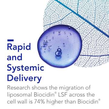 Bio-Botanical Research Biocidin Gut Cleanse + Digestive Health Formula - LSF Liposomal Liquid - Biofilm Disruptor with 18 Herbal Gut Health Supplements - Bioavailable for Optimal Absorption (50 ml)