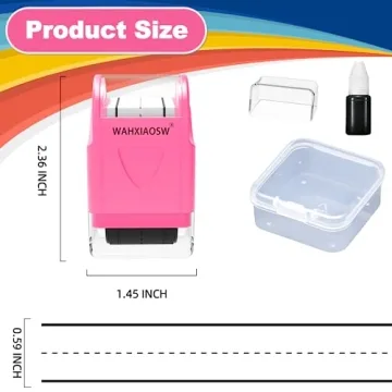 Handwriting Stamp Roller for Kids with Refillable Ink