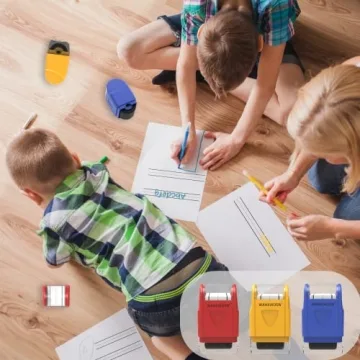Handwriting Stamp Roller for Kids with Refillable Ink
