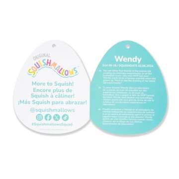 Squishmallows Original 14-Inch Wendy Green Frog with Mushroom Embroidery - Official Jazwares Plush (Large)