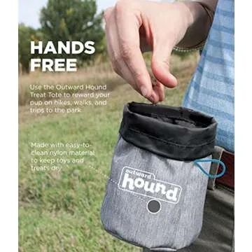 Outward Hound Treat Tote Hands-Free Dog Training Pouch