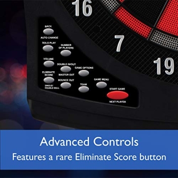 Viper Solar Blast Deluxe Electronic Dart Board for Family Fun
