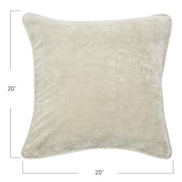 Creative Co-Op 20" Square Velvet Pillow Cover