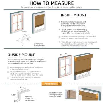 SmartWings Woven Wood Blinds – Motorized & Customizable