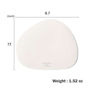 GREEDY FARMERS Mouse pad, Non-Slip Washable Waterproof Computer Mouse pad (Vanilla Cream)