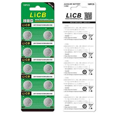 LiCB 40 Pack LR1130 AG10 Batteries for All Devices