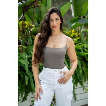 SUUKSESS Sexy Square Neck Backless Bodysuit for Women