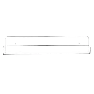 CY Craft 15 Inch Acrylic Floating Shelves for Home