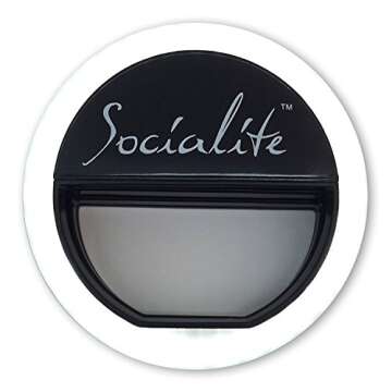 Socialite Selfie Ring Light for Cell Phones – Portable Lighting