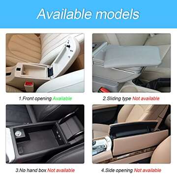 8sanlione Center Console Cushion Pad/Cover, 11.4"x7.4" Furry Armrest Cover for Cars, Vehicles, SUVs, Premium Sheepskin Wool, Car Interior Accessories for Women(Pink)