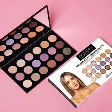 Palladio Pro Eyeshadow Palette - 18 Shades by Shannon De Lima