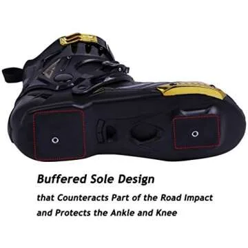 LIKU Unisex Fitness Inline Skates Black&Gold