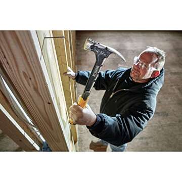 Dewalt 22 Oz. Milled Face Hammer for Precision Construction