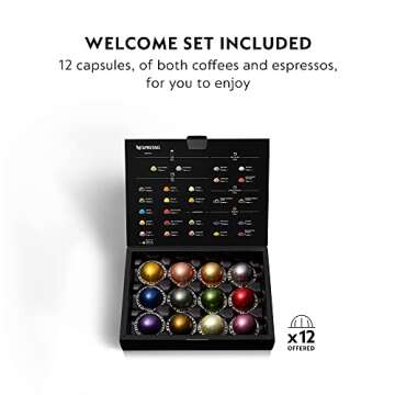 Nespresso Vertuo Coffee and Espresso Maker, Machine Only, Black Matte Rose Gold