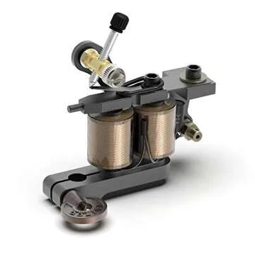 STIGMA Tattoo Machine CNC Carved from Italy Handmade Tattoo Coil Machine Gun 10 Wrap Coils for Liner M320