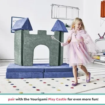 YOURIGAMI Kids Play Couch for Imaginative Fun and Comfort