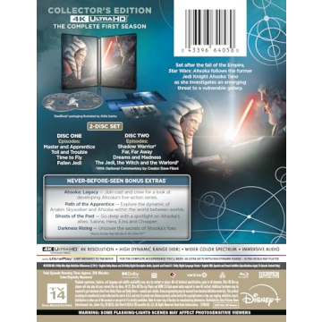 Ahsoka Season 1 4K UHD - Collector's Edition for Star Wars