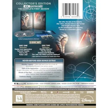 Ahsoka Season 1 4K UHD - Collector's Edition for Star Wars
