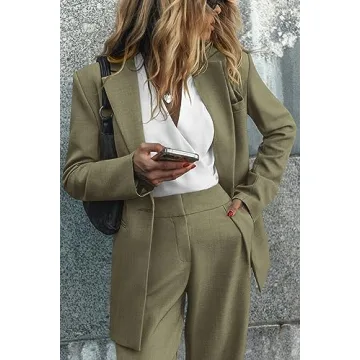 Stylish PRETTYGARDEN Women's Fall Two Piece Office Suit