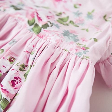 HILEELANG Cotton Flower Girl Dress for Summer Fun