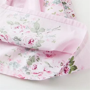 HILEELANG Cotton Flower Girl Dress for Summer Fun