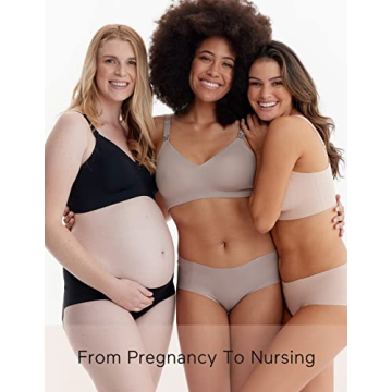 Momcozy Nursing Bra - Comfortable Wireless 2 Pack