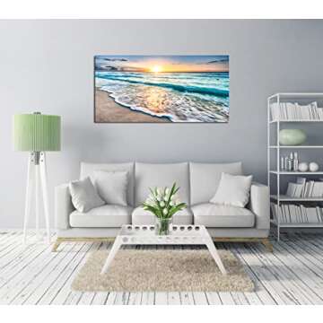 Baisuart S02250 Canvas Print Stretched Ocean Wall Art