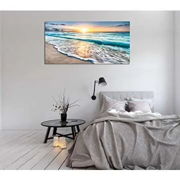 Baisuart S02250 Canvas Print Stretched Ocean Wall Art