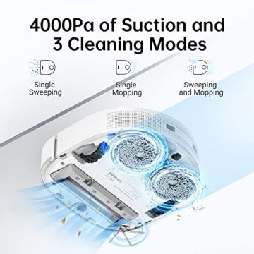 Dreametech W10 Robot Vacuum Cleaner and Mop with Advanced LiDAR