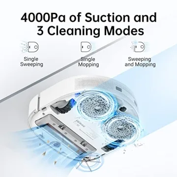 Dreametech W10 Robot Vacuum Cleaner and Mop with Advanced LiDAR