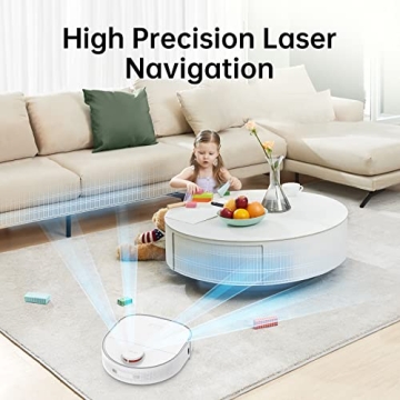 Dreametech W10 Robot Vacuum Cleaner and Mop with Advanced LiDAR