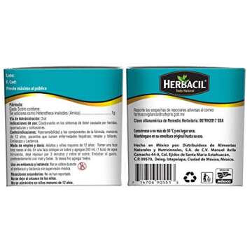Midway Importing Herbacil Arnica Tea Bags, Natural Herbal Remedy