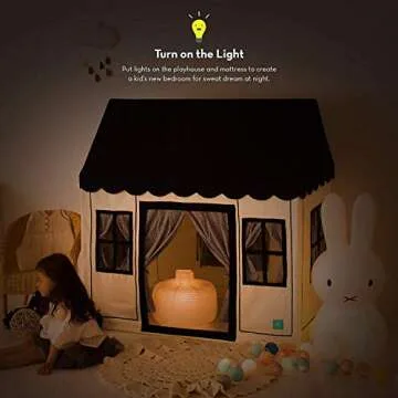 PETITE MAISON Kids Play House Tent - Fun & Easy to Assemble