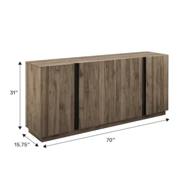 Walker Edison Minimalist Sideboard for TV Cabinets 70 Inch