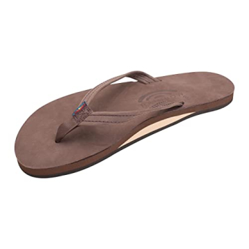 Rainbow Sandals Women's Single Layer Leather Sandal Narrow Strap