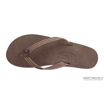 Rainbow Sandals Women's Single Layer Leather Sandal Narrow Strap
