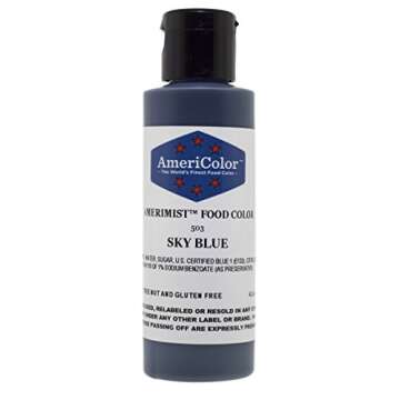 AmeriColor AmeriMist Sky Blue Airbrush Food Color, 4.5 oz