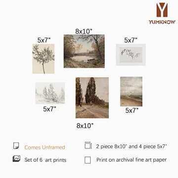 Rustic Modern Farmhouse Wall Art Decor - Boho Art Deco Victoria Pictures Bathroom - French Country K...