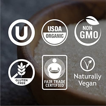 Organic Cane Sugar 10lb - Fair Trade & Non-GMO