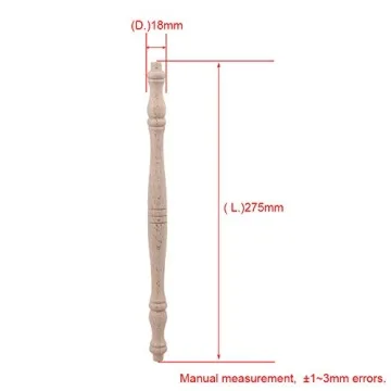 Mxfans Unfinished Wood Axle Accessories for Crafts