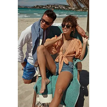 SMYRNA Turkish Beach Towel - Oversized Quick Dry Sand Free