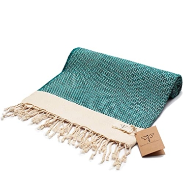 SMYRNA Turkish Beach Towel - Oversized Quick Dry Sand Free