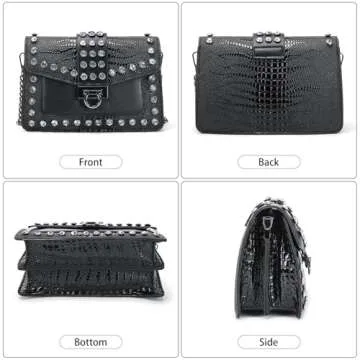 Trendy DIUY Crocodile Print Shoulder Bag for Women