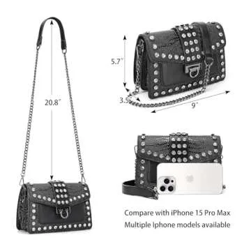 Trendy DIUY Crocodile Print Shoulder Bag for Women